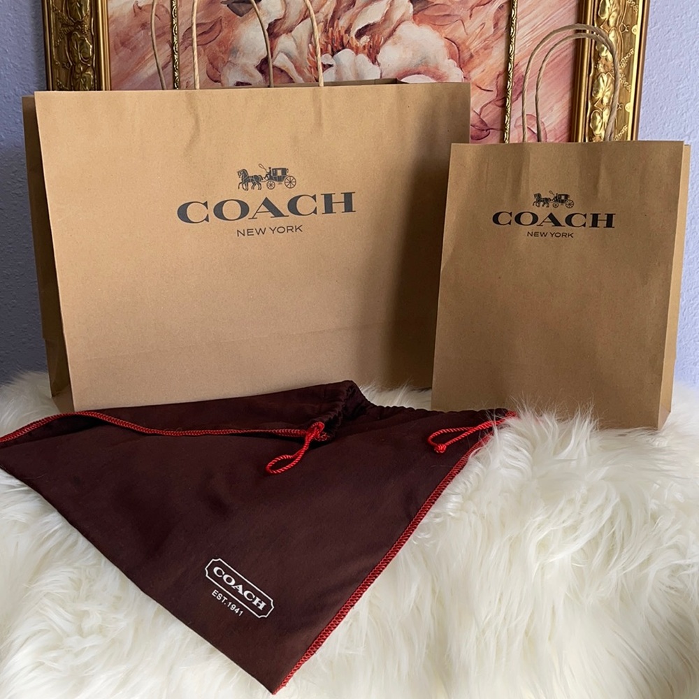 Coach shopping bag and dust bag
